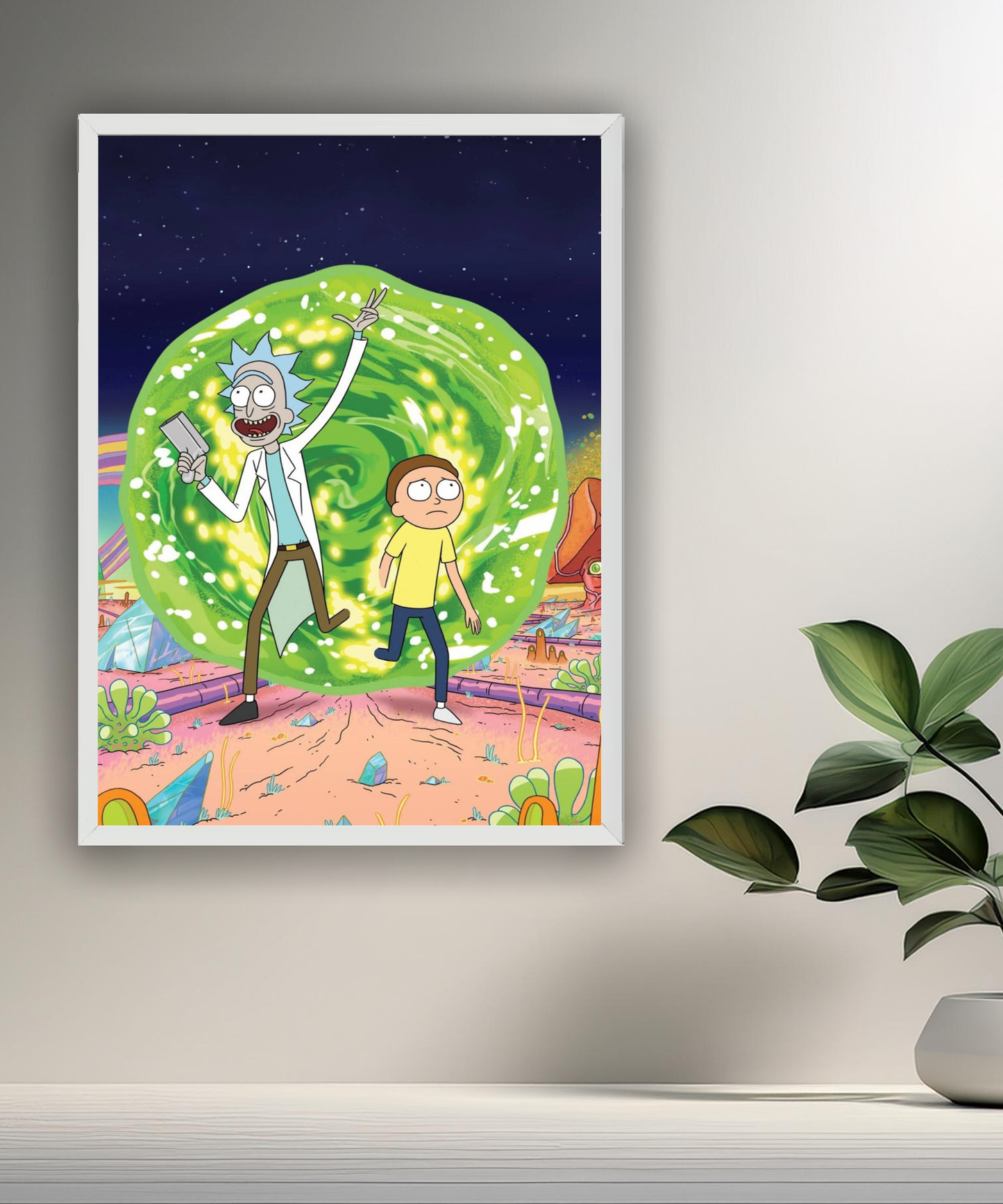 Cadre photo de Rick et Morty
