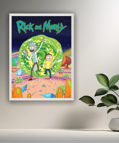 Cadre photo de Rick et Morty