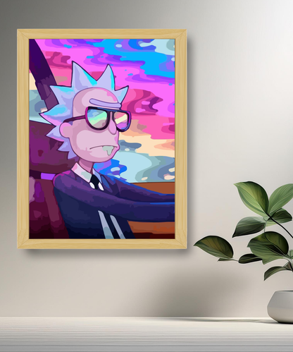 Cadre photo de Rick et Morty