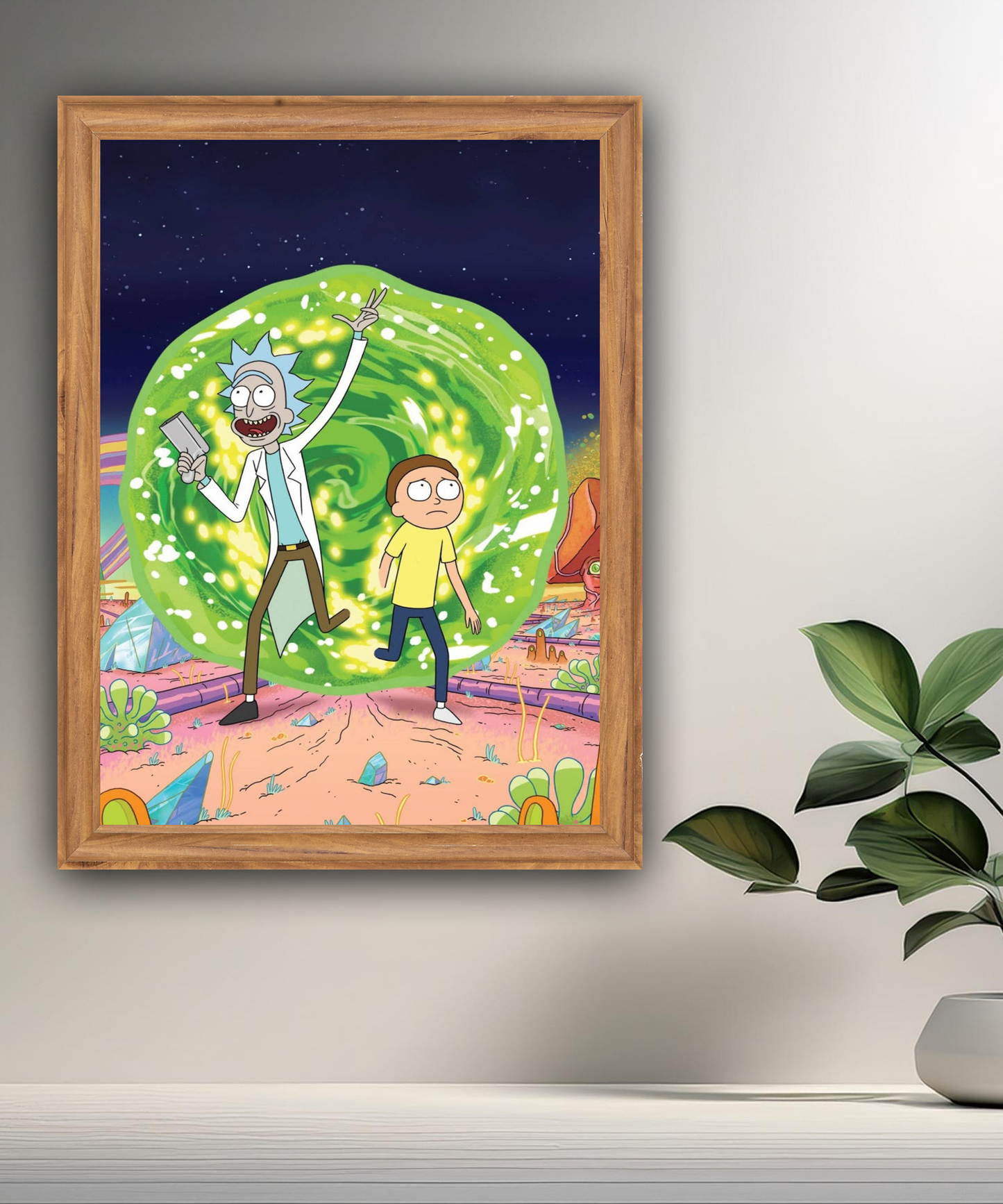 Cadre photo de Rick et Morty