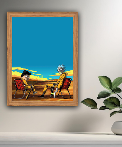 Cadre photo de Rick et Morty