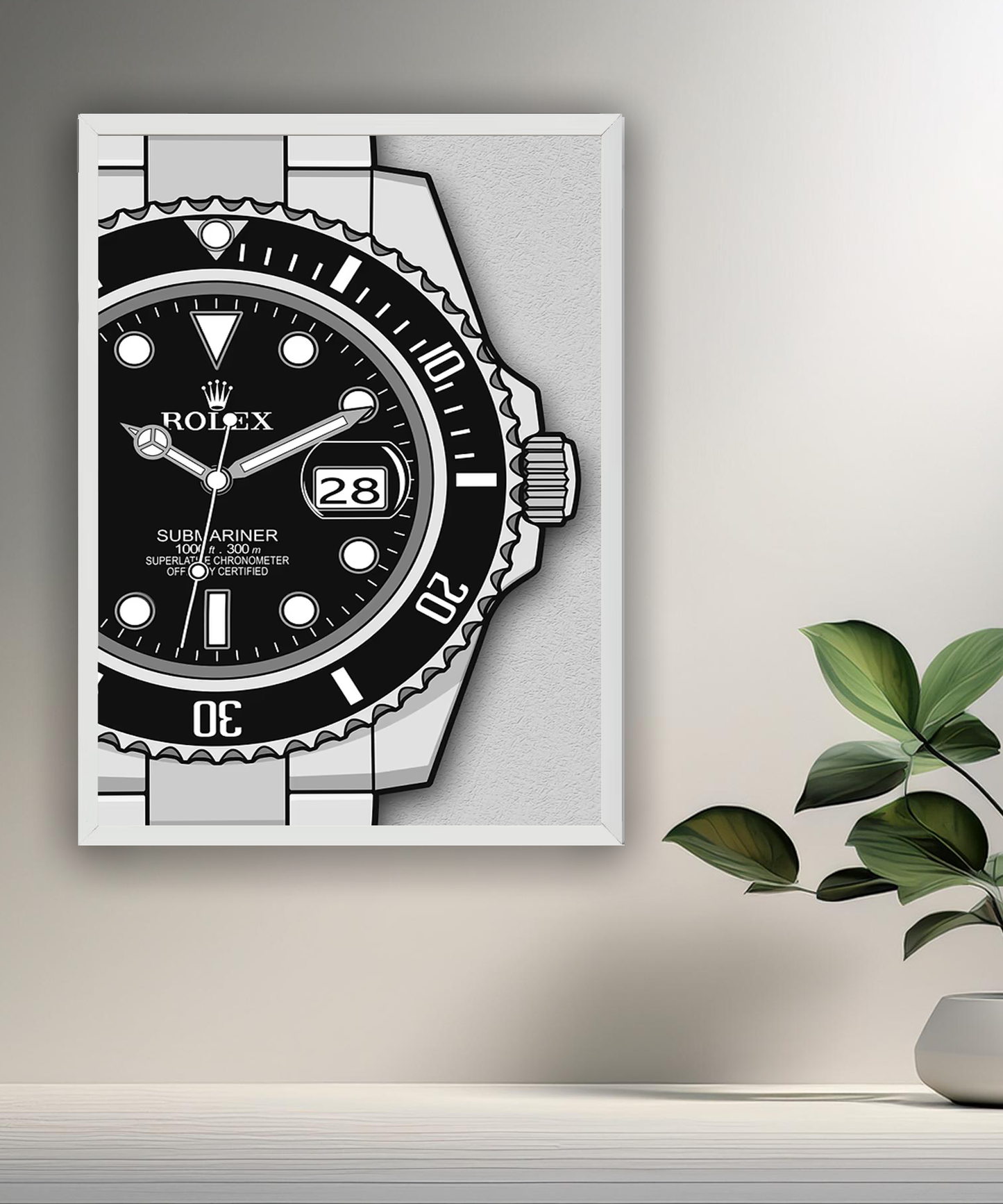 Cadre photo Rolex