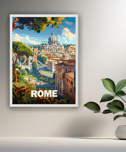 Cadre photo Rome Italy