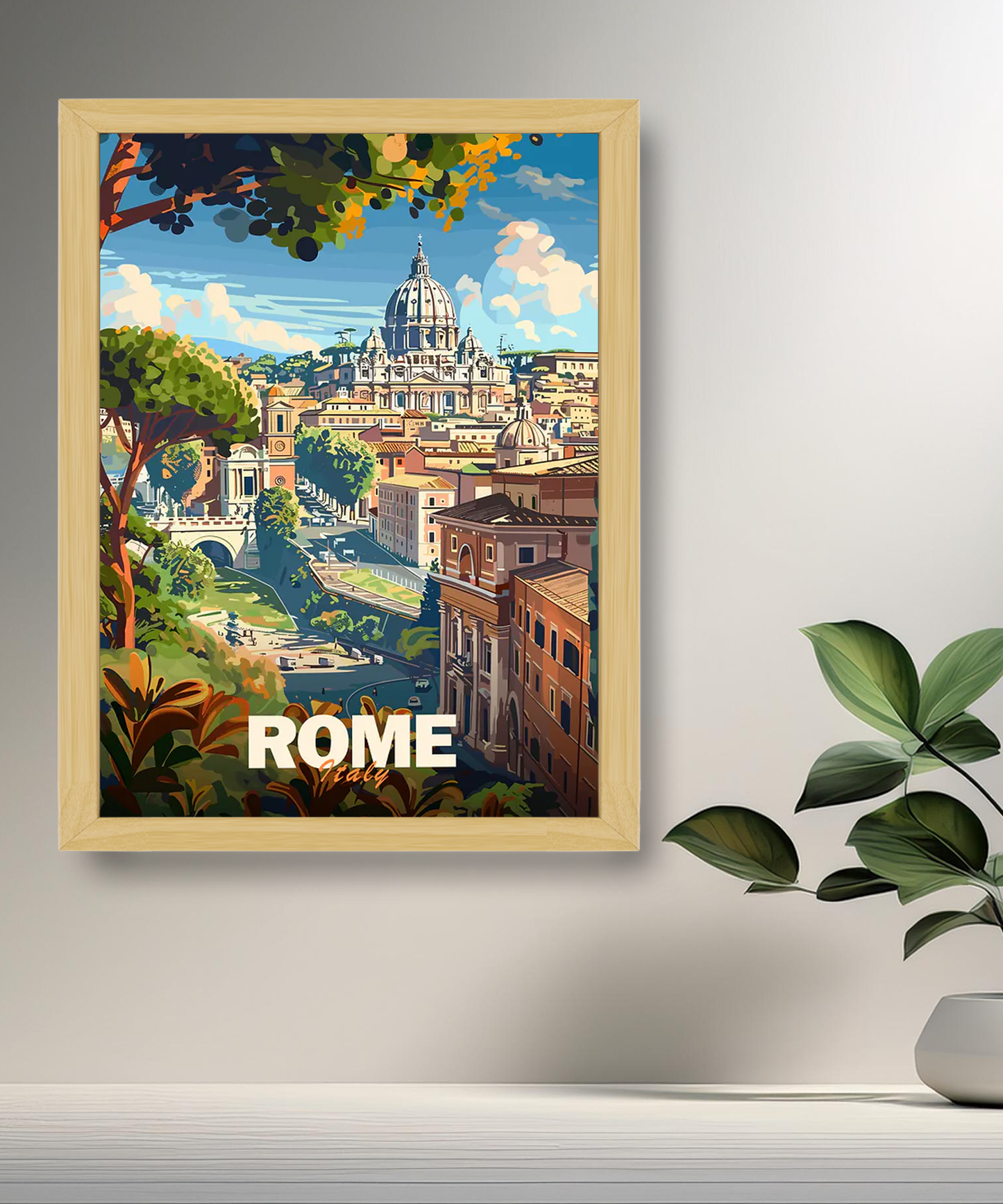 Cadre photo Rome Italy