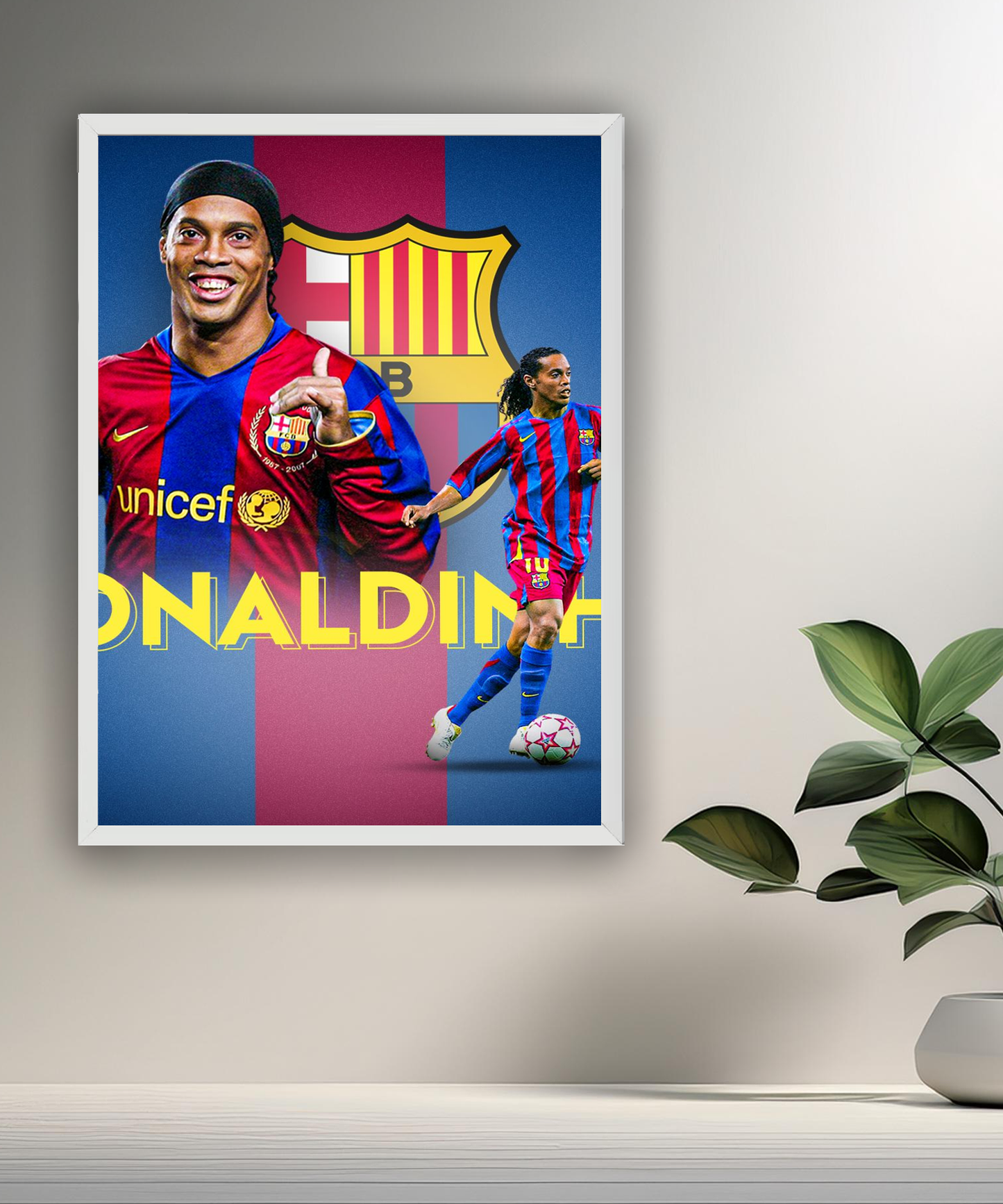 Cadre photo de Ronaldinho