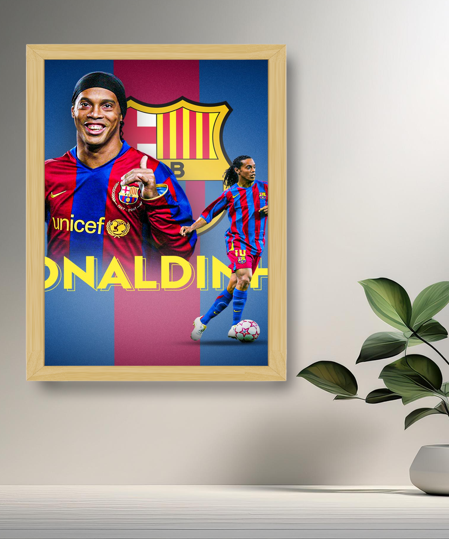 Cadre photo de Ronaldinho