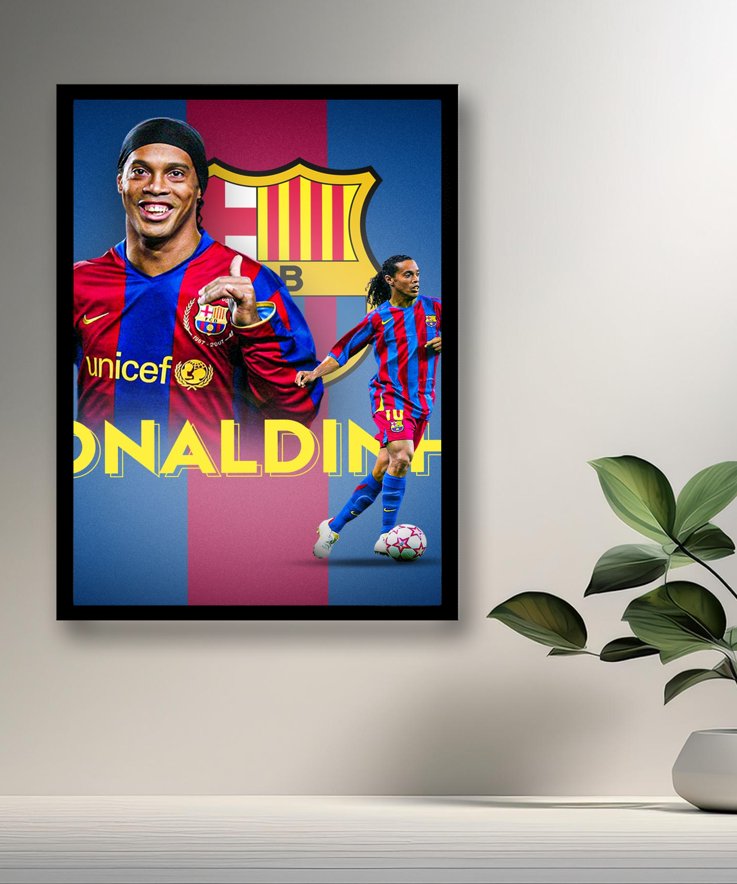 Cadre photo de Ronaldinho