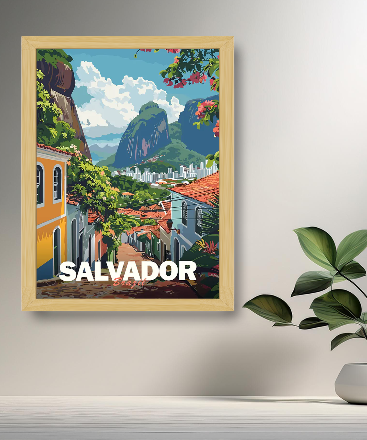 Cadre photo Salvador Brazil