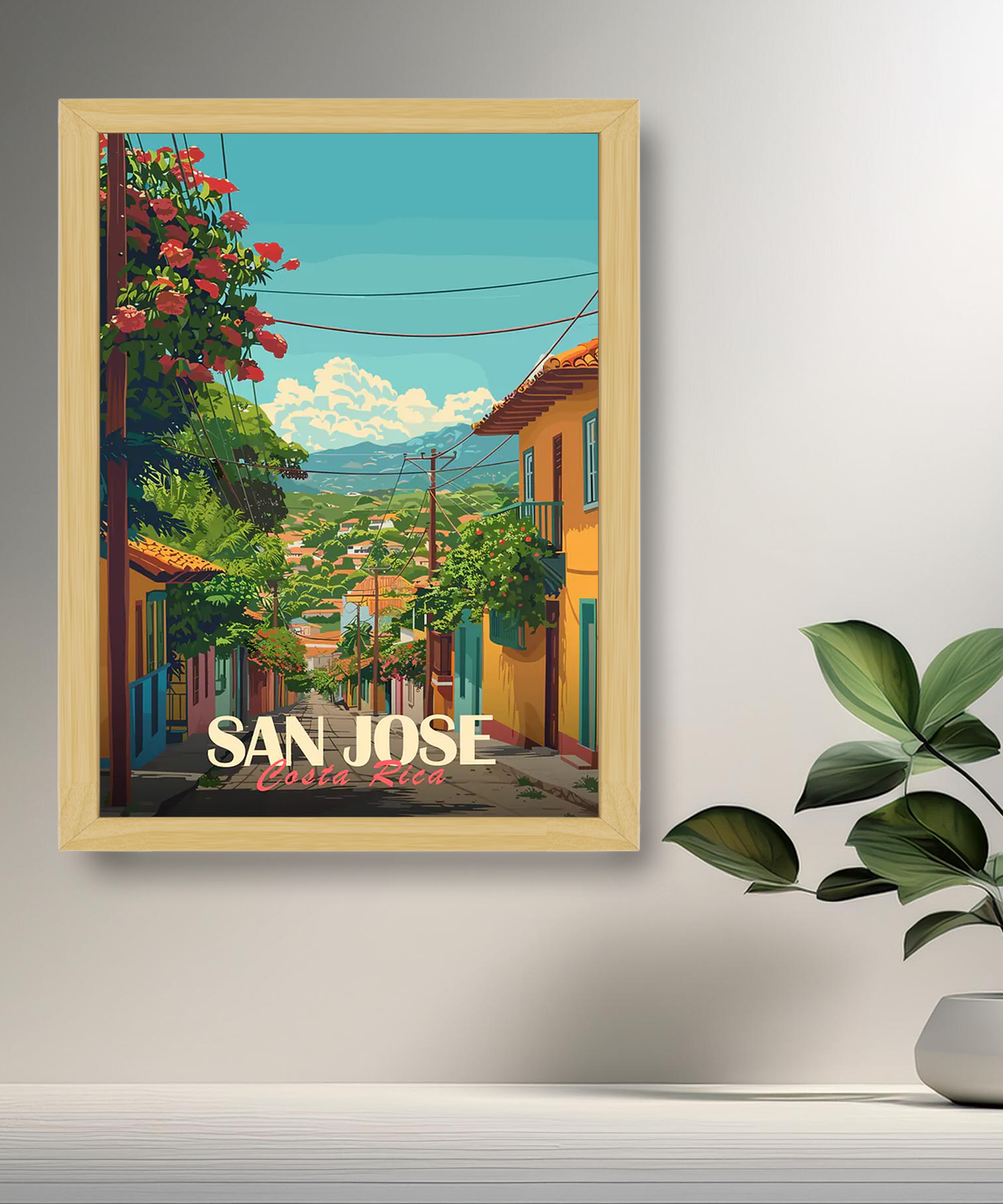 Cadre photo San Jose Costa Rica
