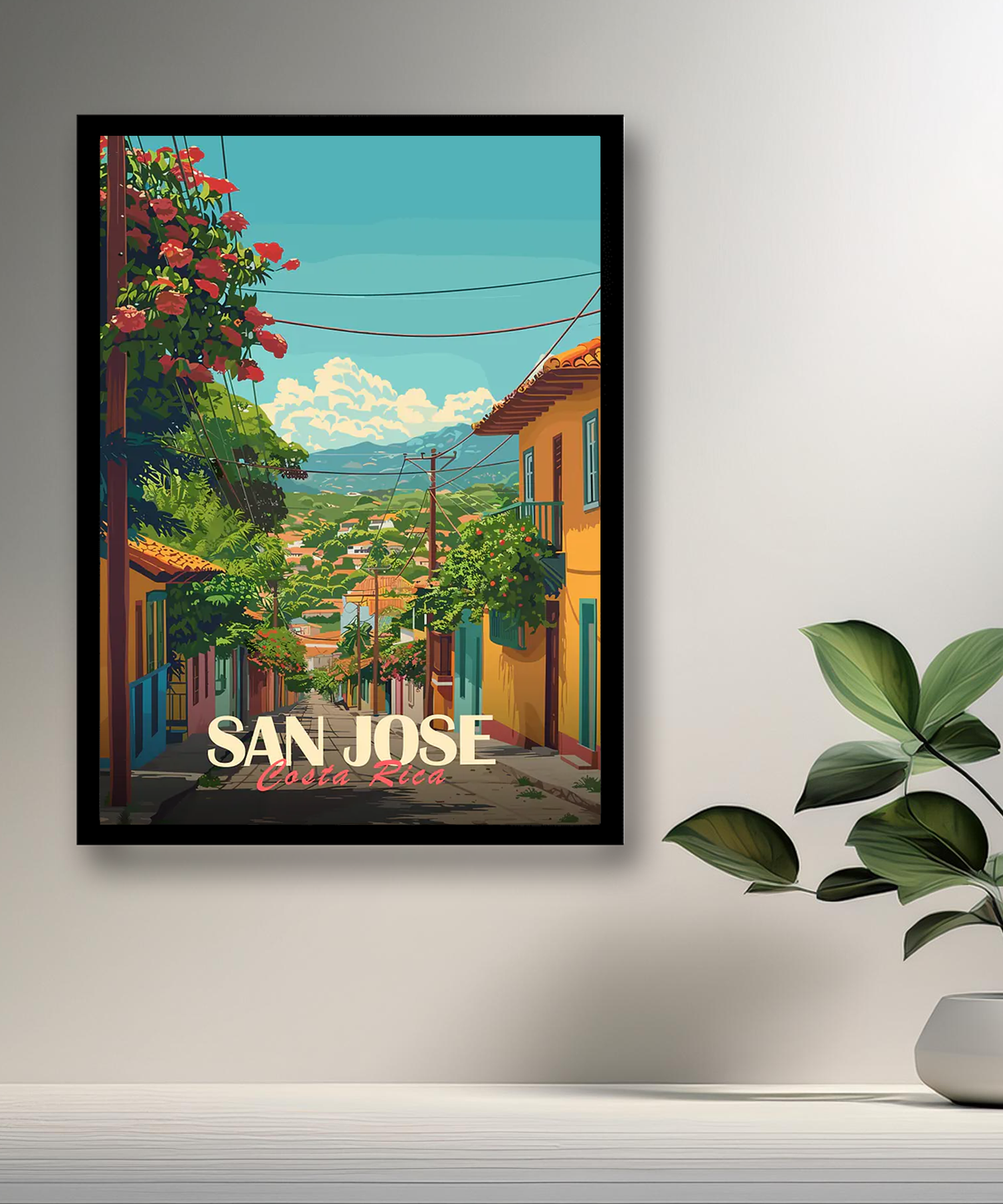 Cadre photo San Jose Costa Rica