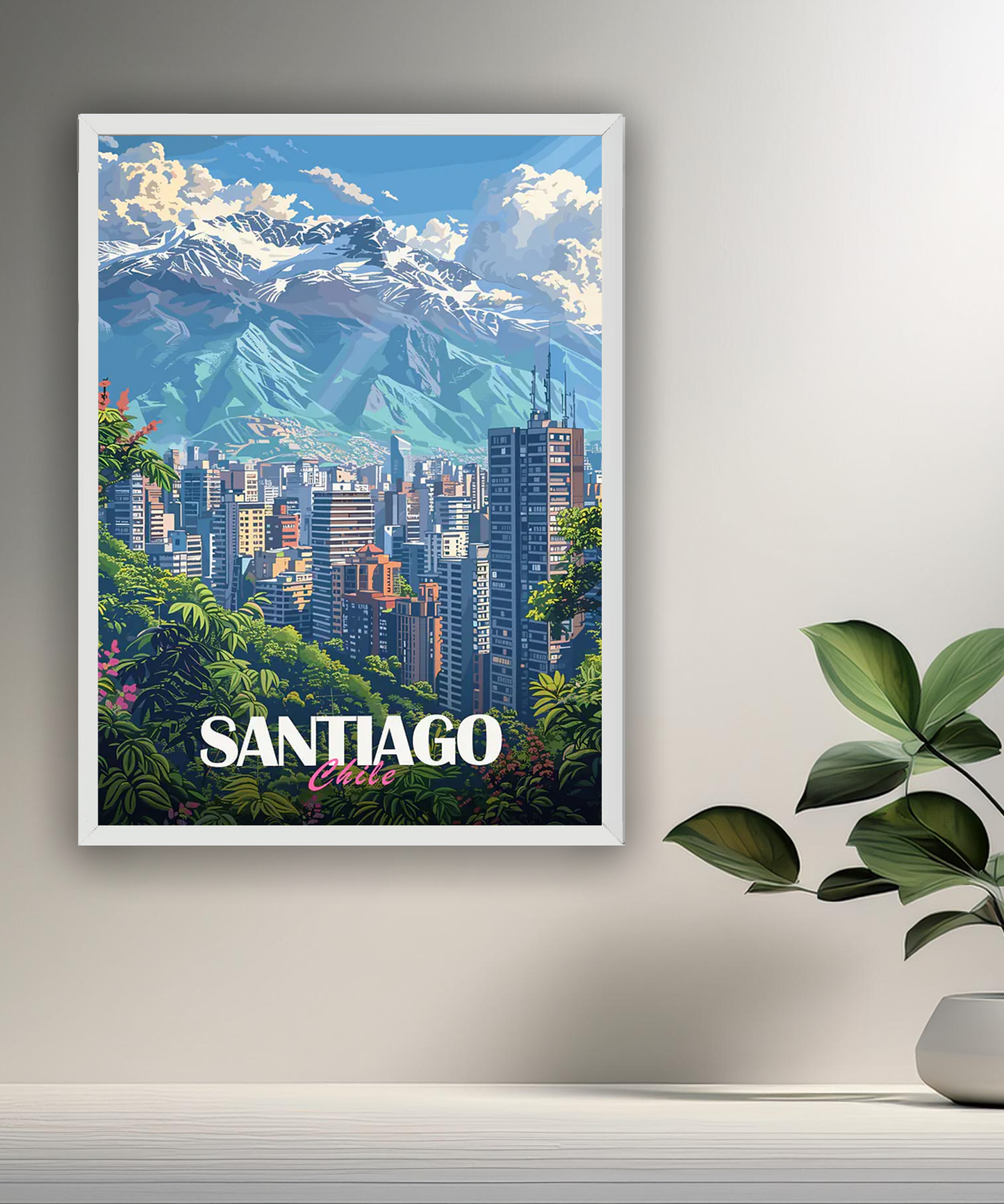 Cadre photo Santiago Chile