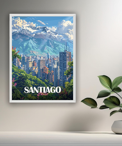 Cadre photo Santiago Chile