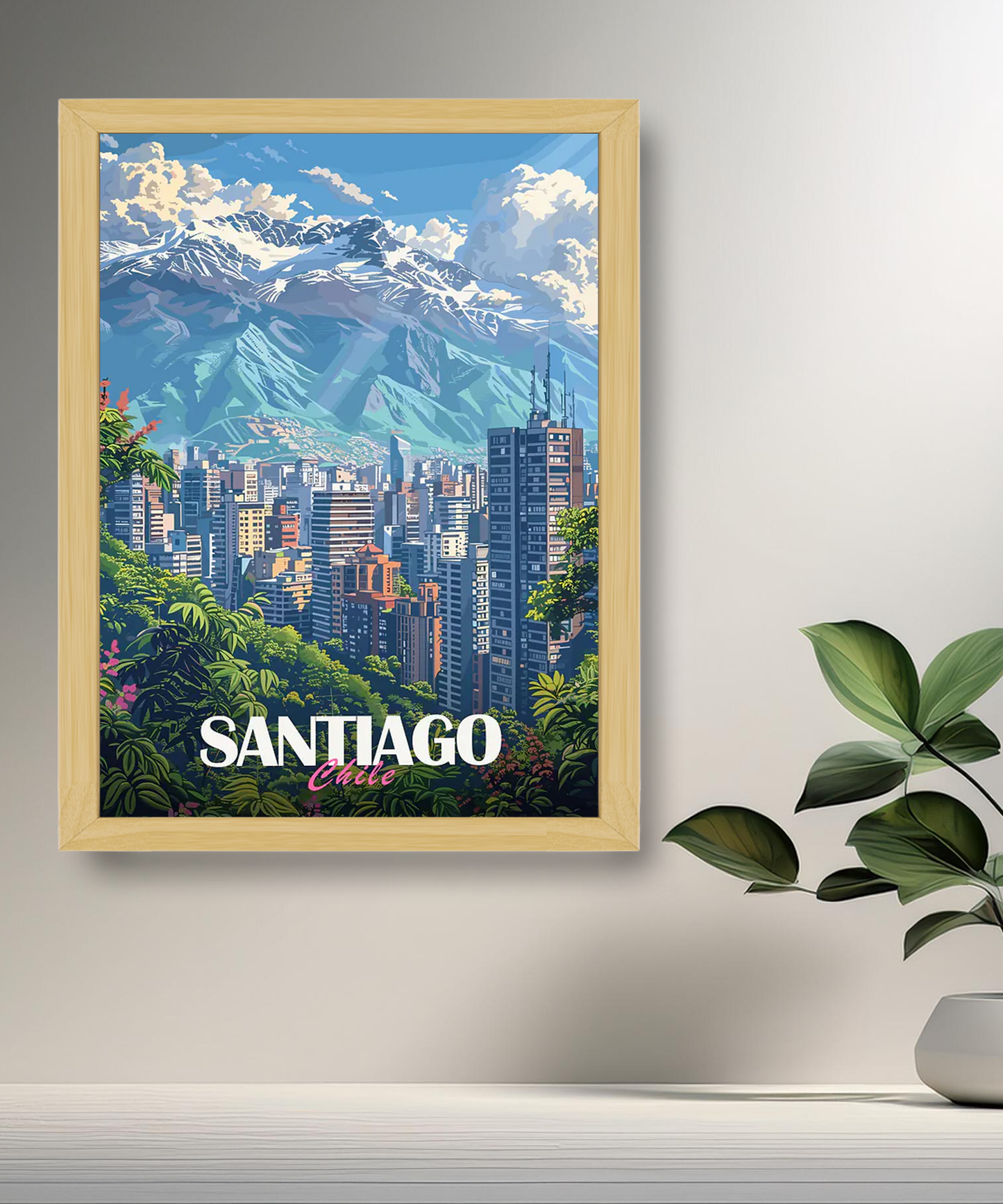 Cadre photo Santiago Chile