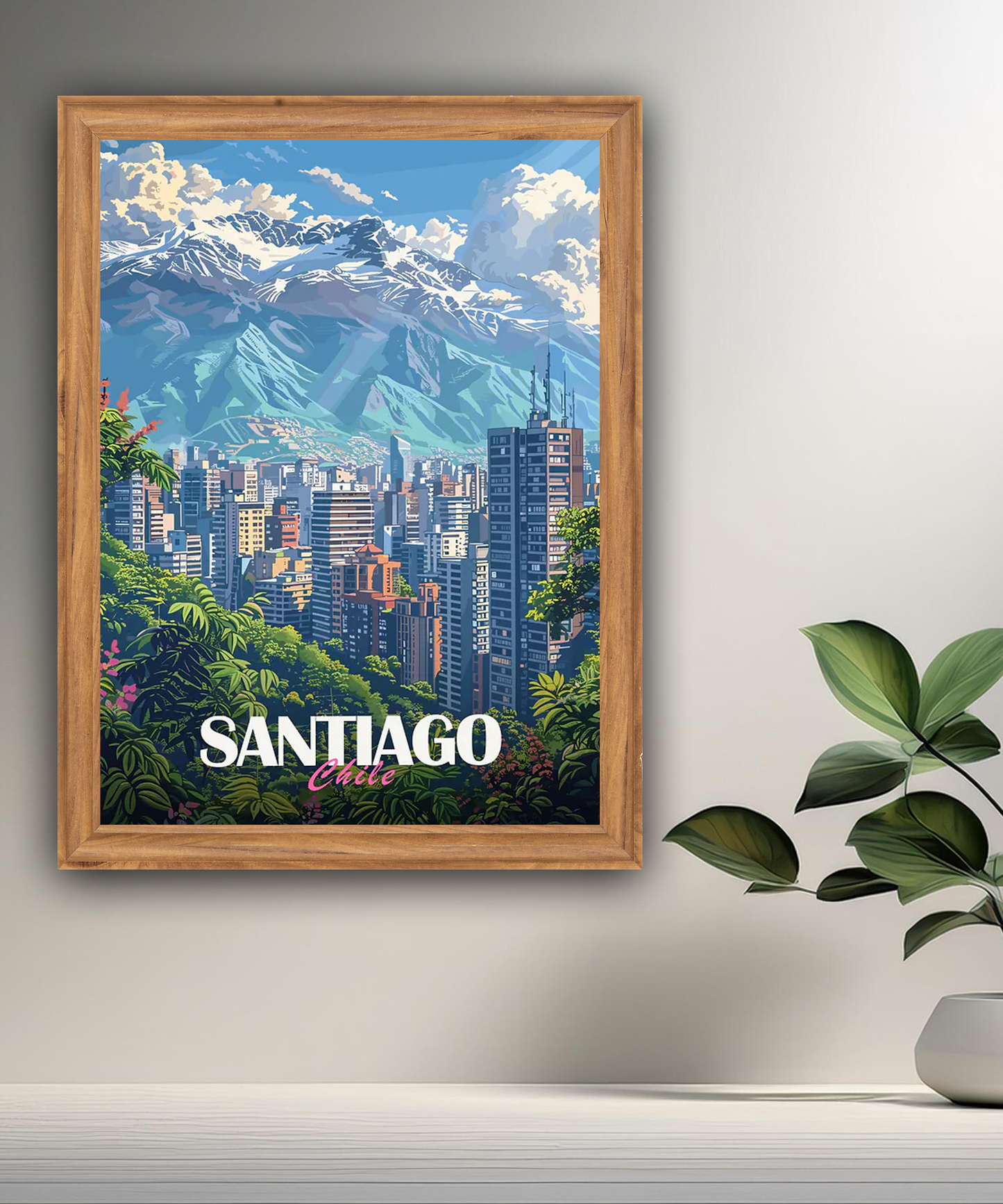 Cadre photo Santiago Chile