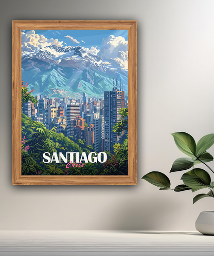 Cadre photo Santiago Chile