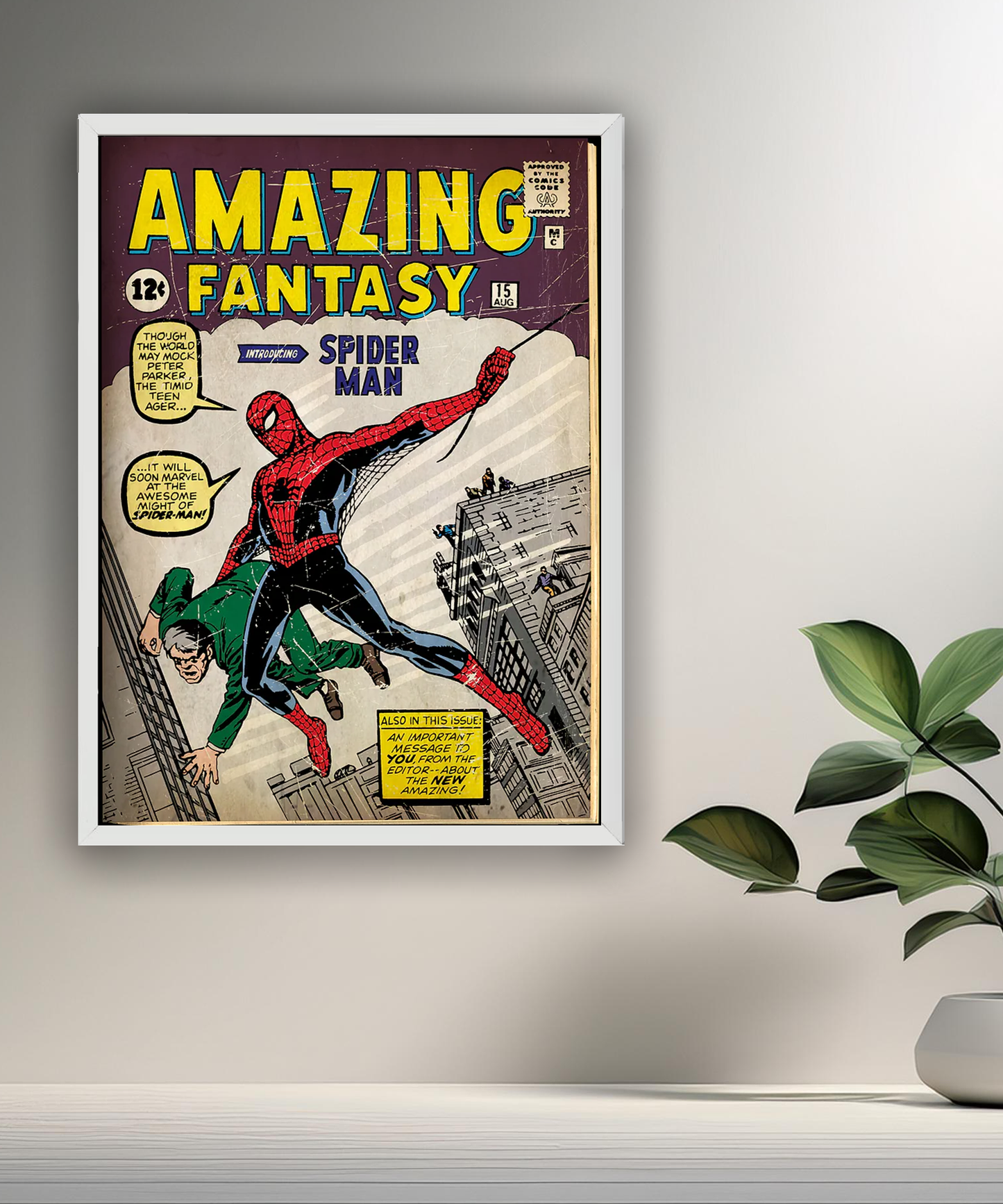Cadre photo Spider-man Marvel