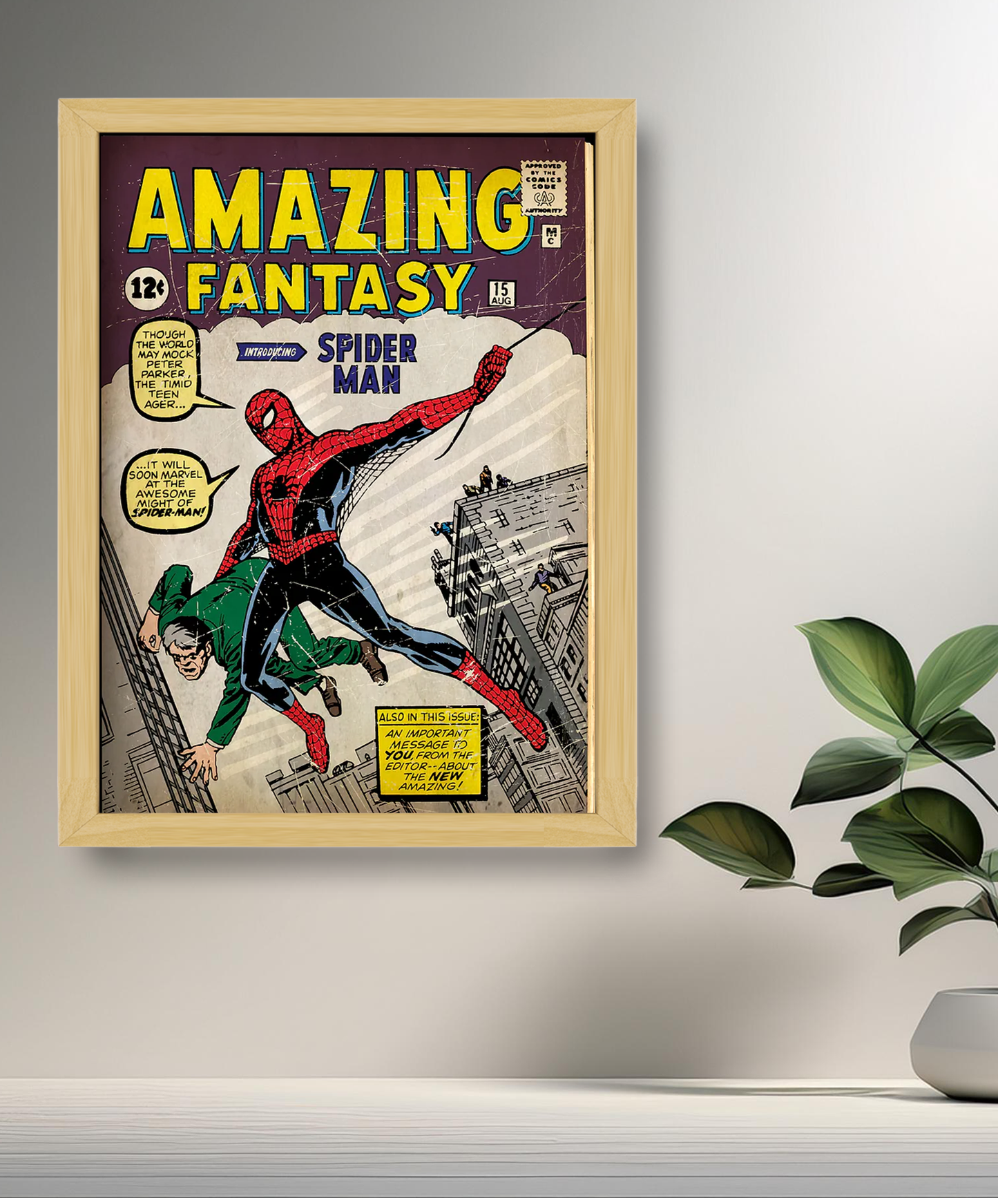 Cadre photo Spider-man Marvel