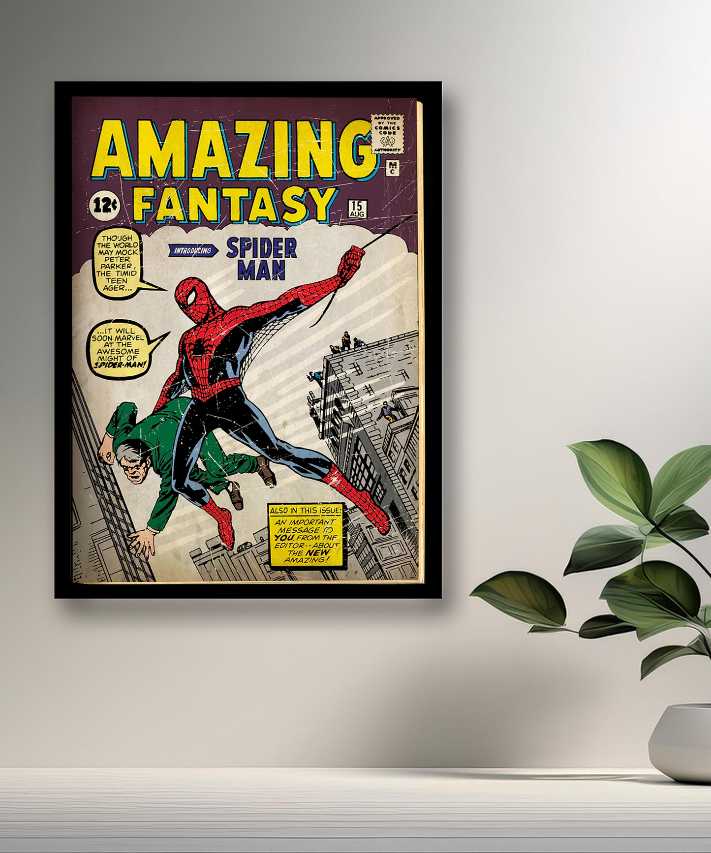 Cadre photo Spider-man Marvel