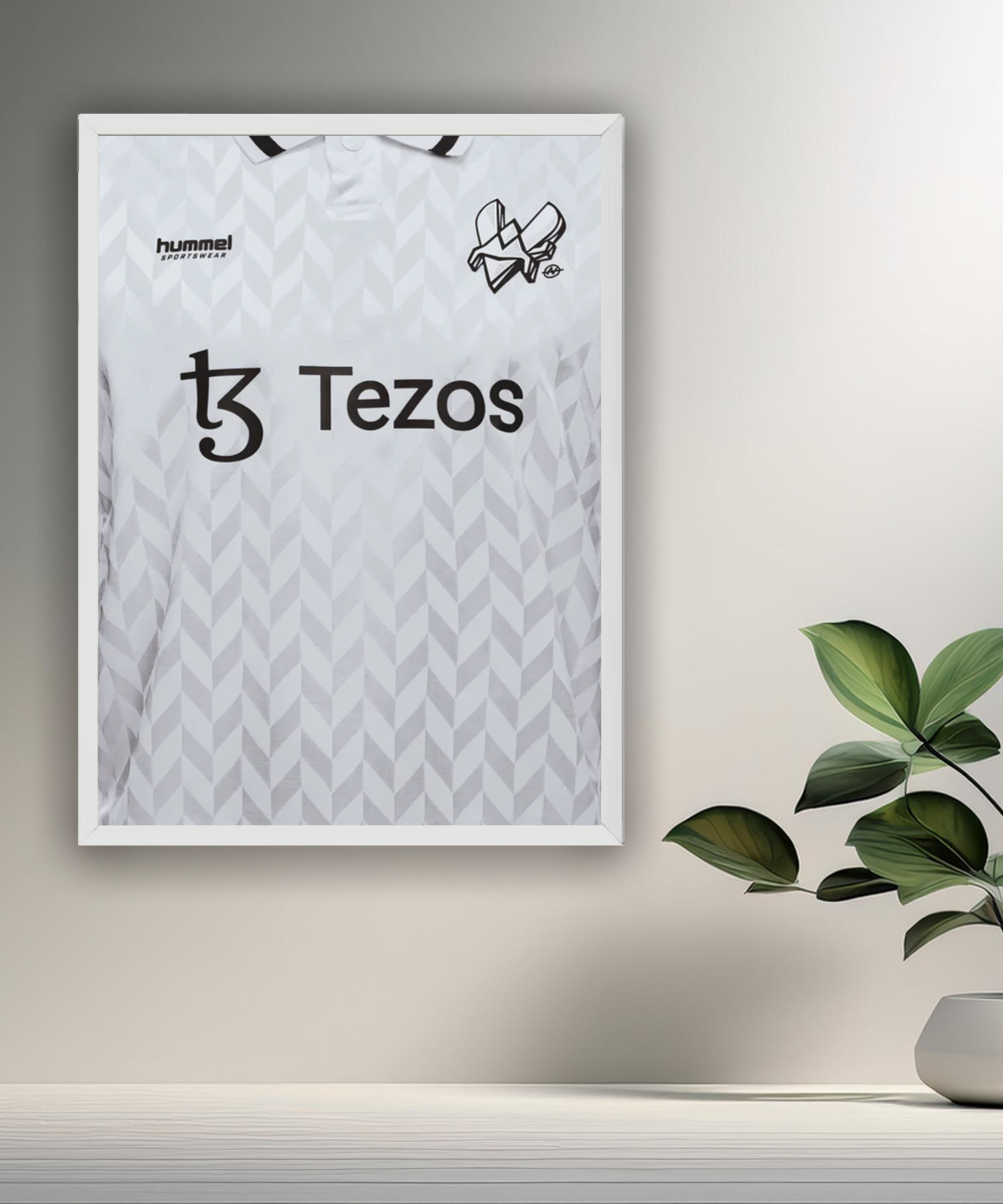Cadre photo Team Vitality maillot blanc