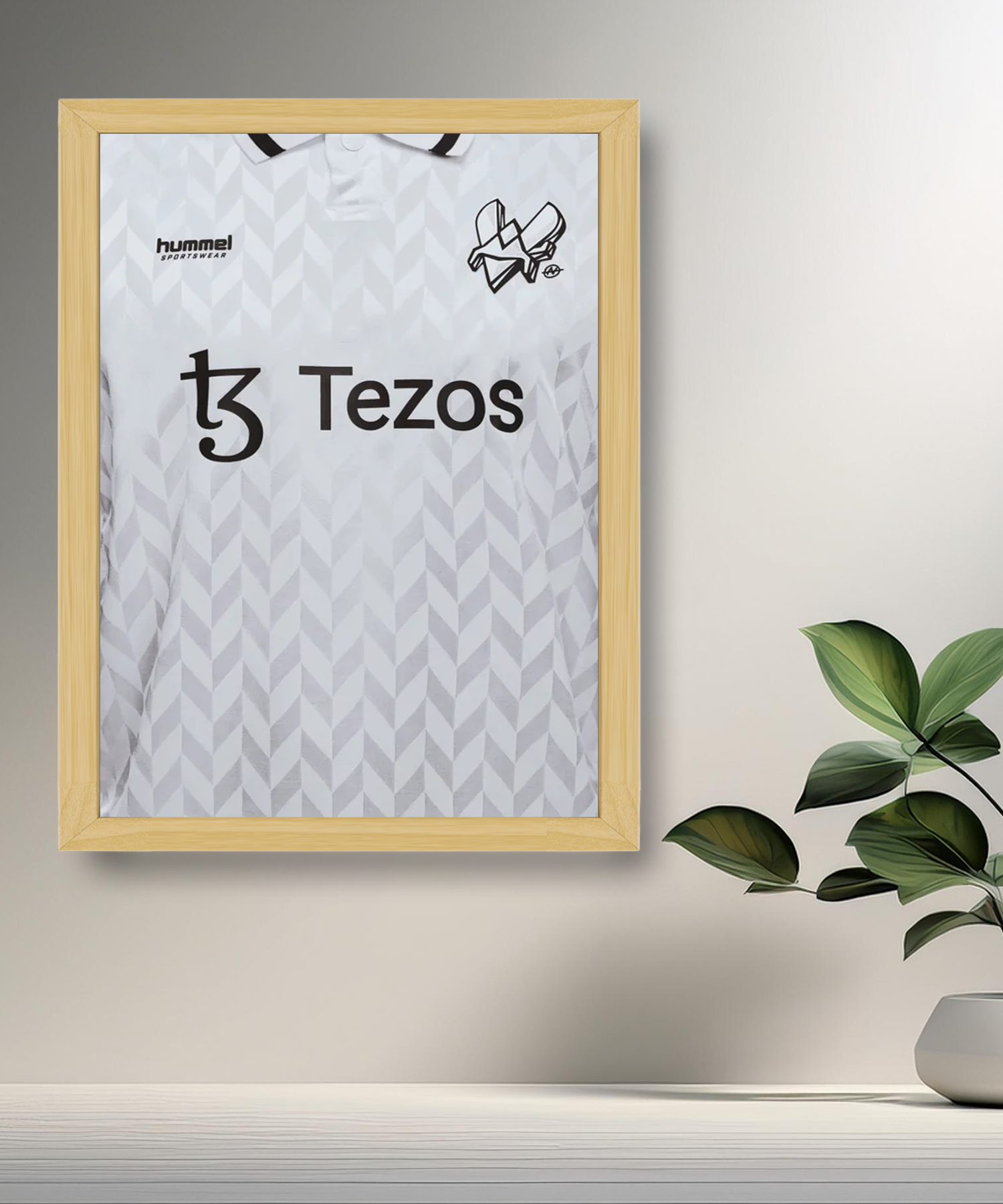Cadre photo Team Vitality maillot blanc