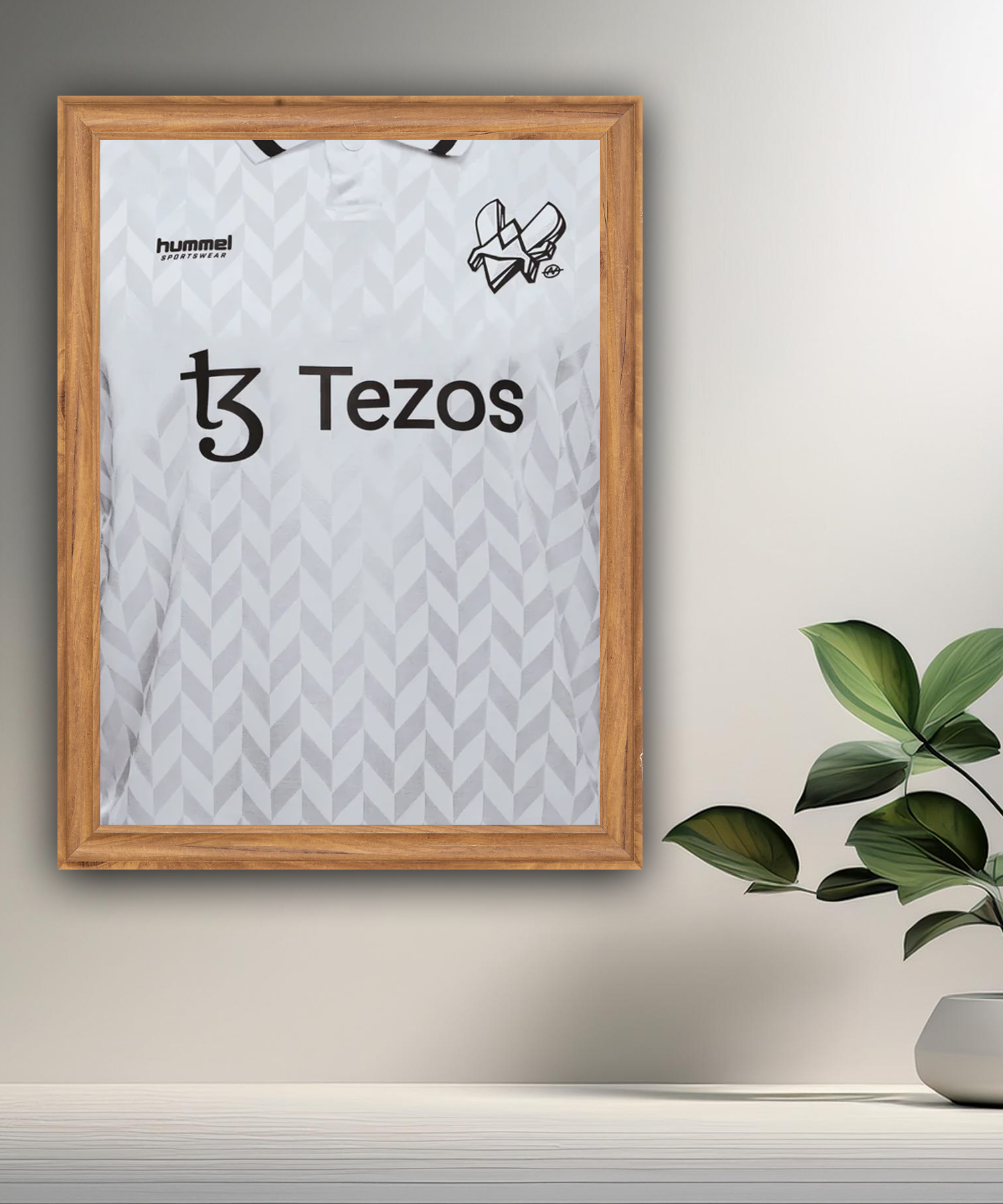 Cadre photo Team Vitality maillot blanc