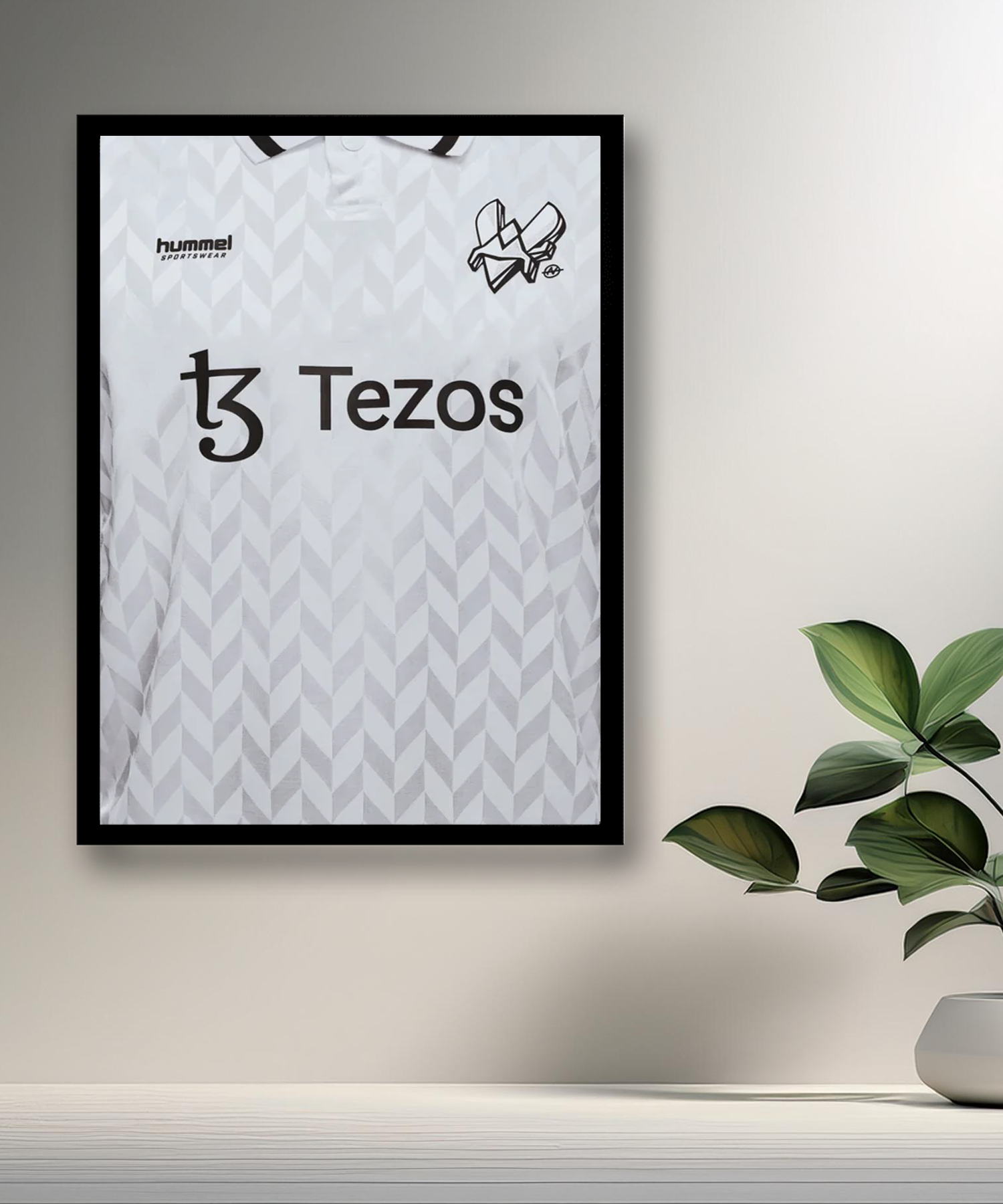 Cadre photo Team Vitality maillot blanc