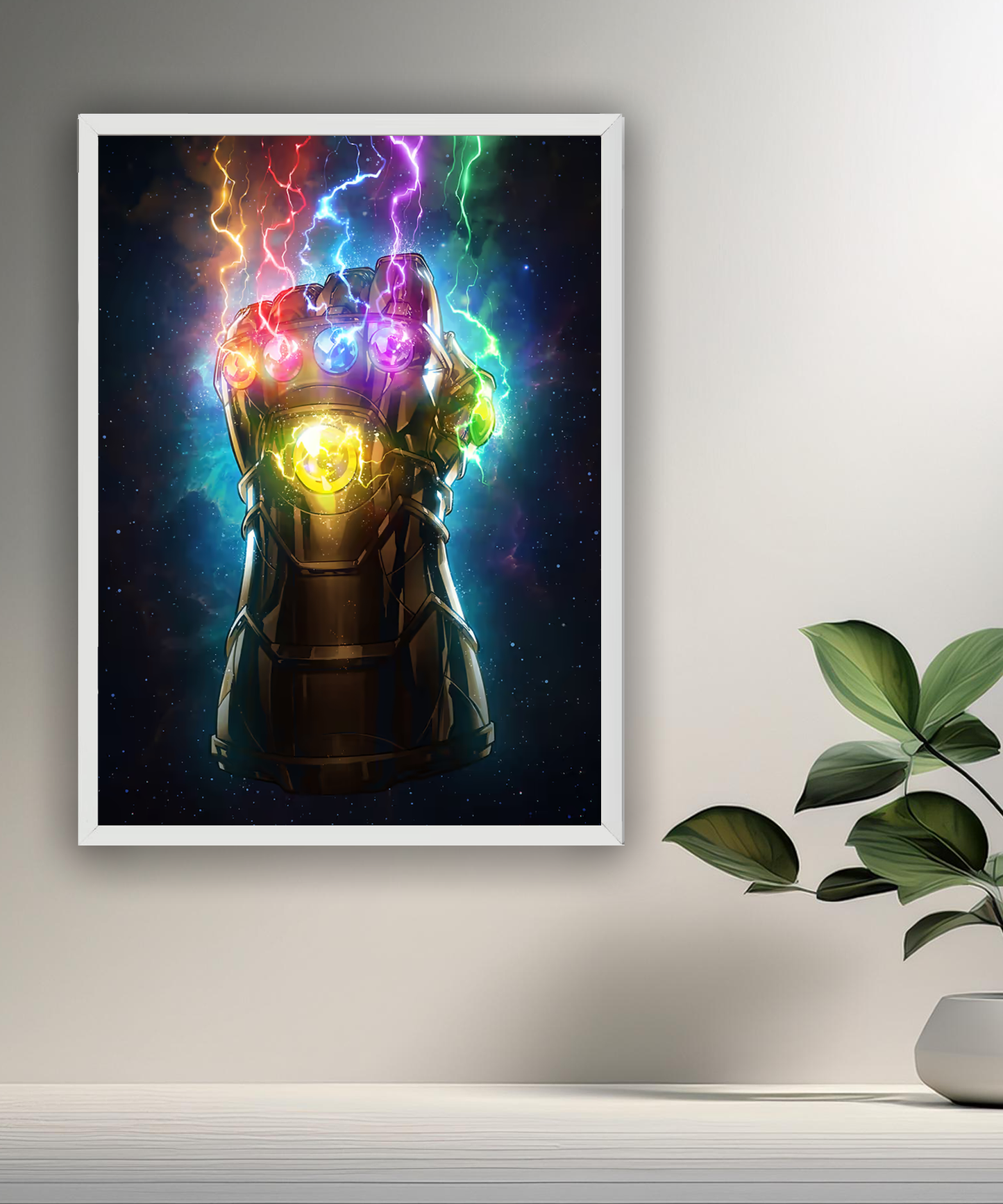 Cadre photo main de Thanos Marvel