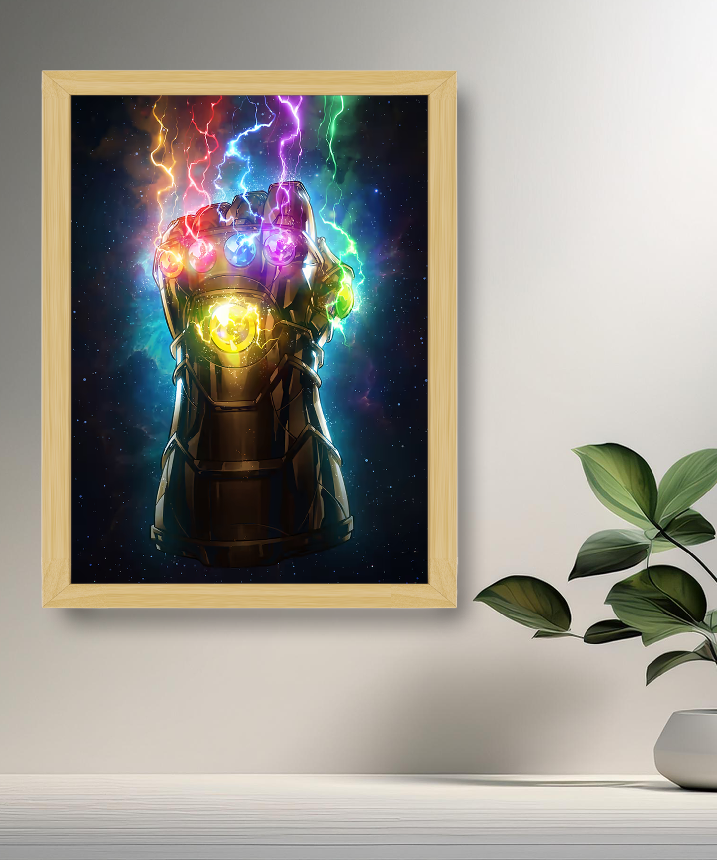 Cadre photo main de Thanos Marvel