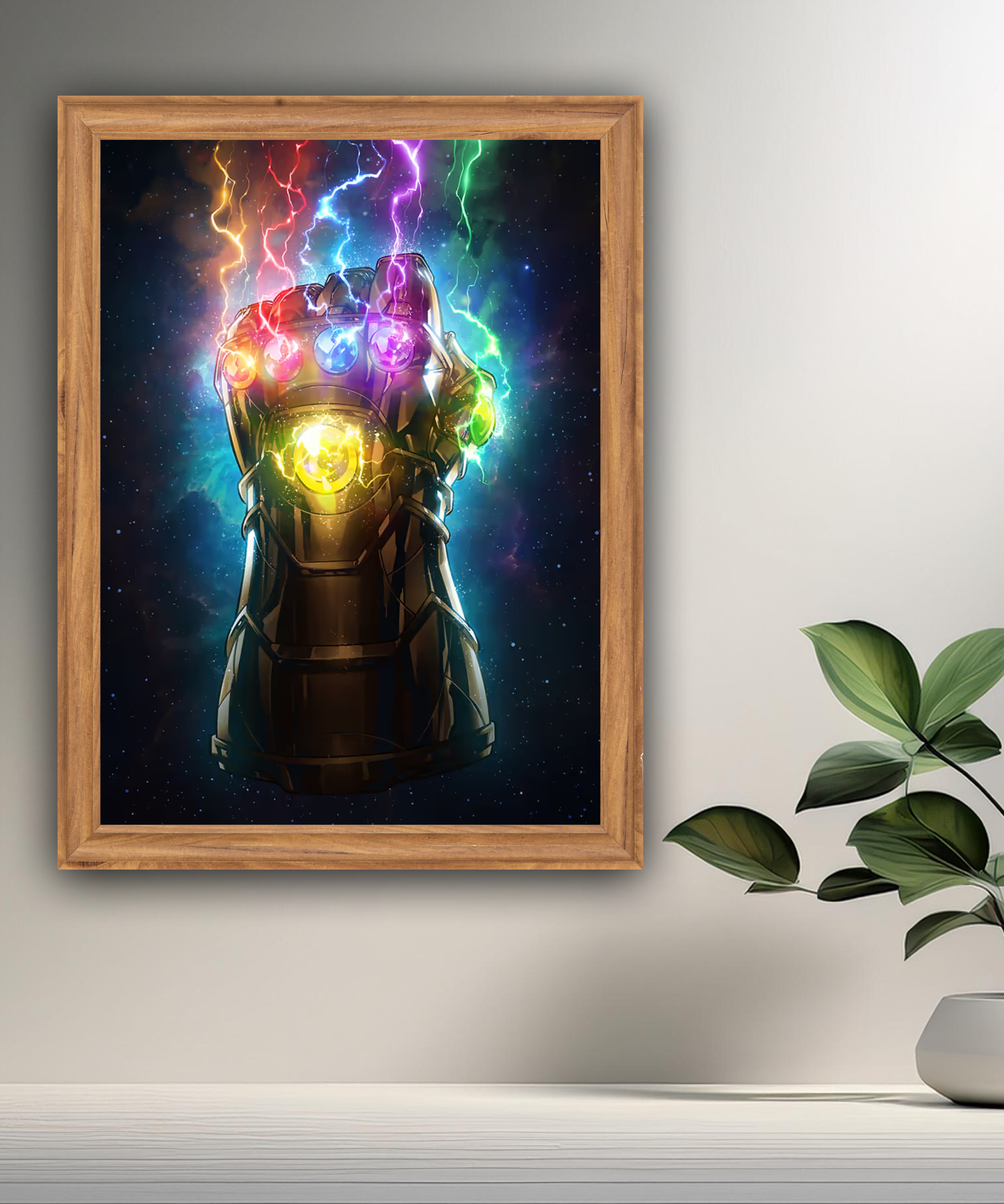 Cadre photo main de Thanos Marvel