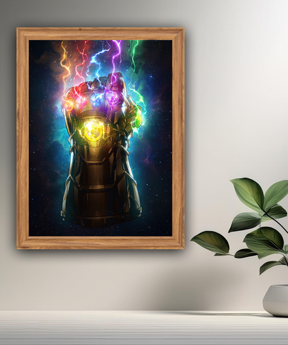 Cadre photo main de Thanos Marvel