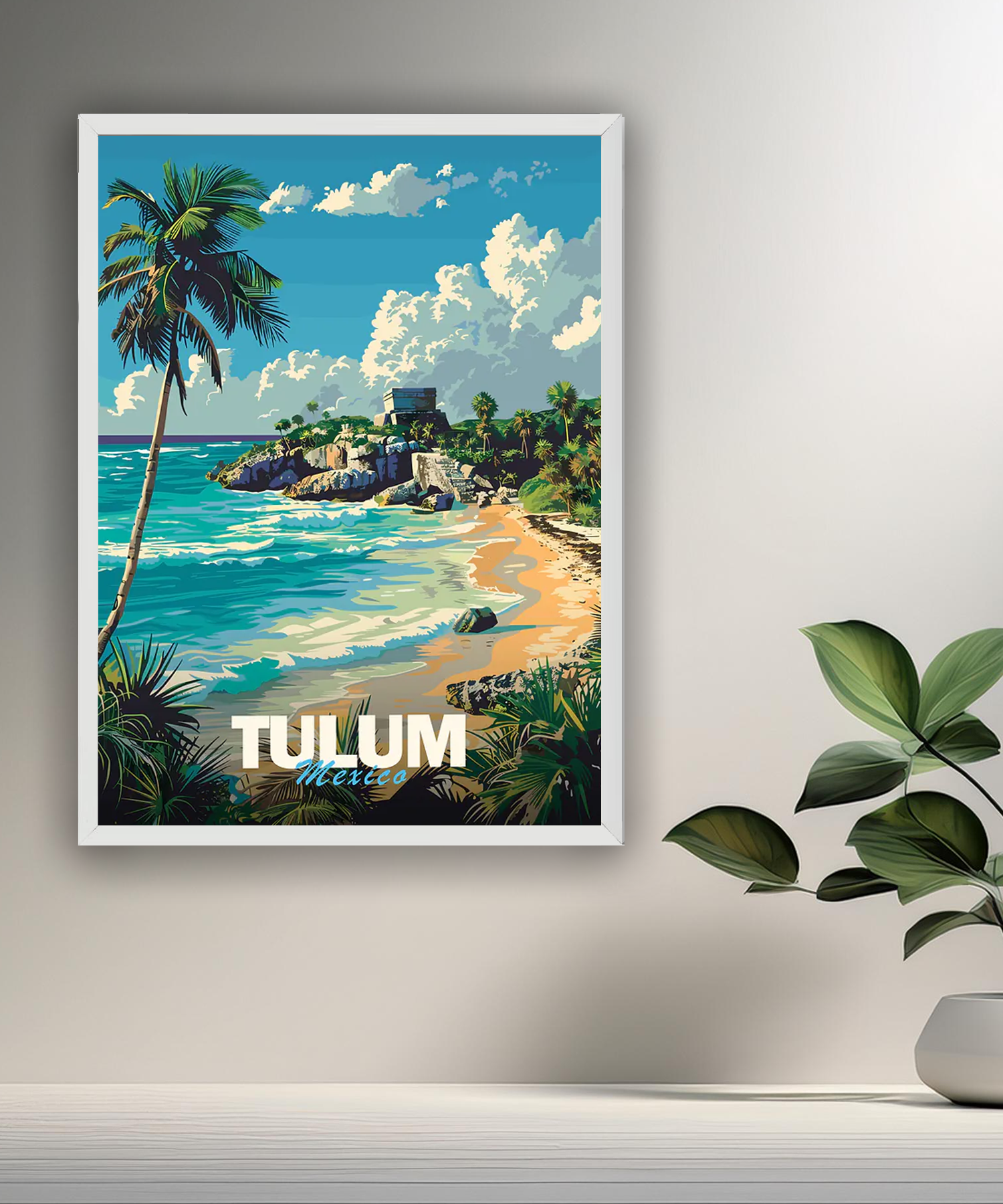 Cadre photo Tulum Mexico