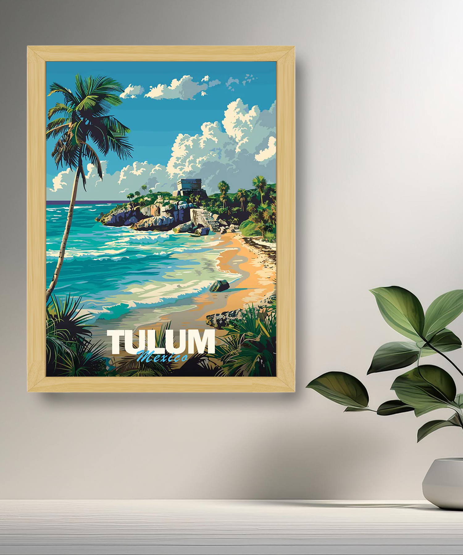 Cadre photo Tulum Mexico