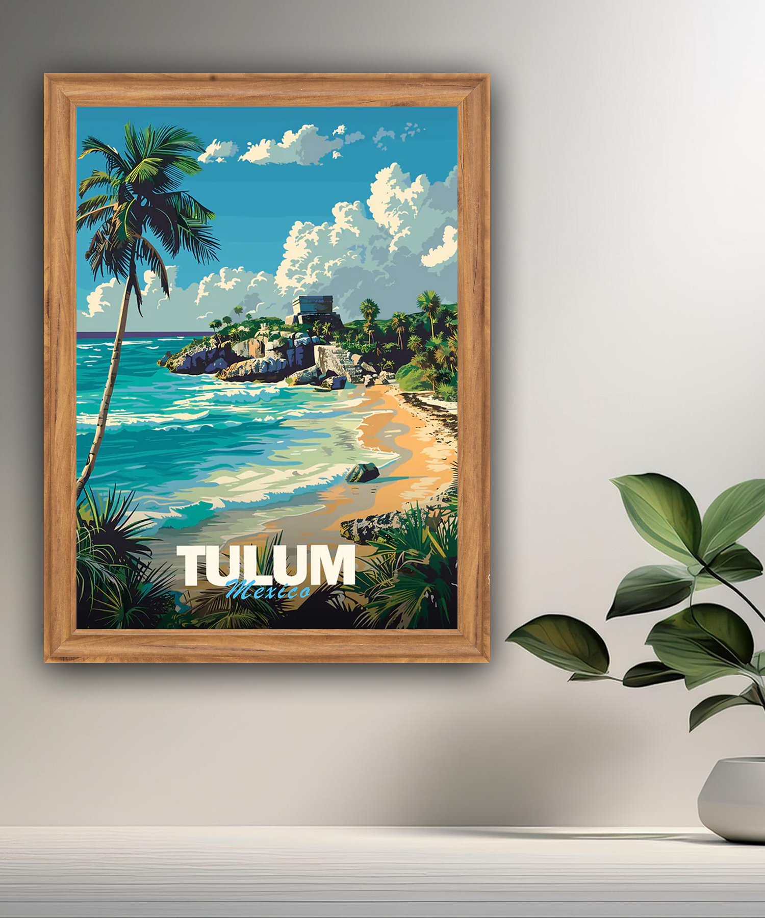 Cadre photo Tulum Mexico
