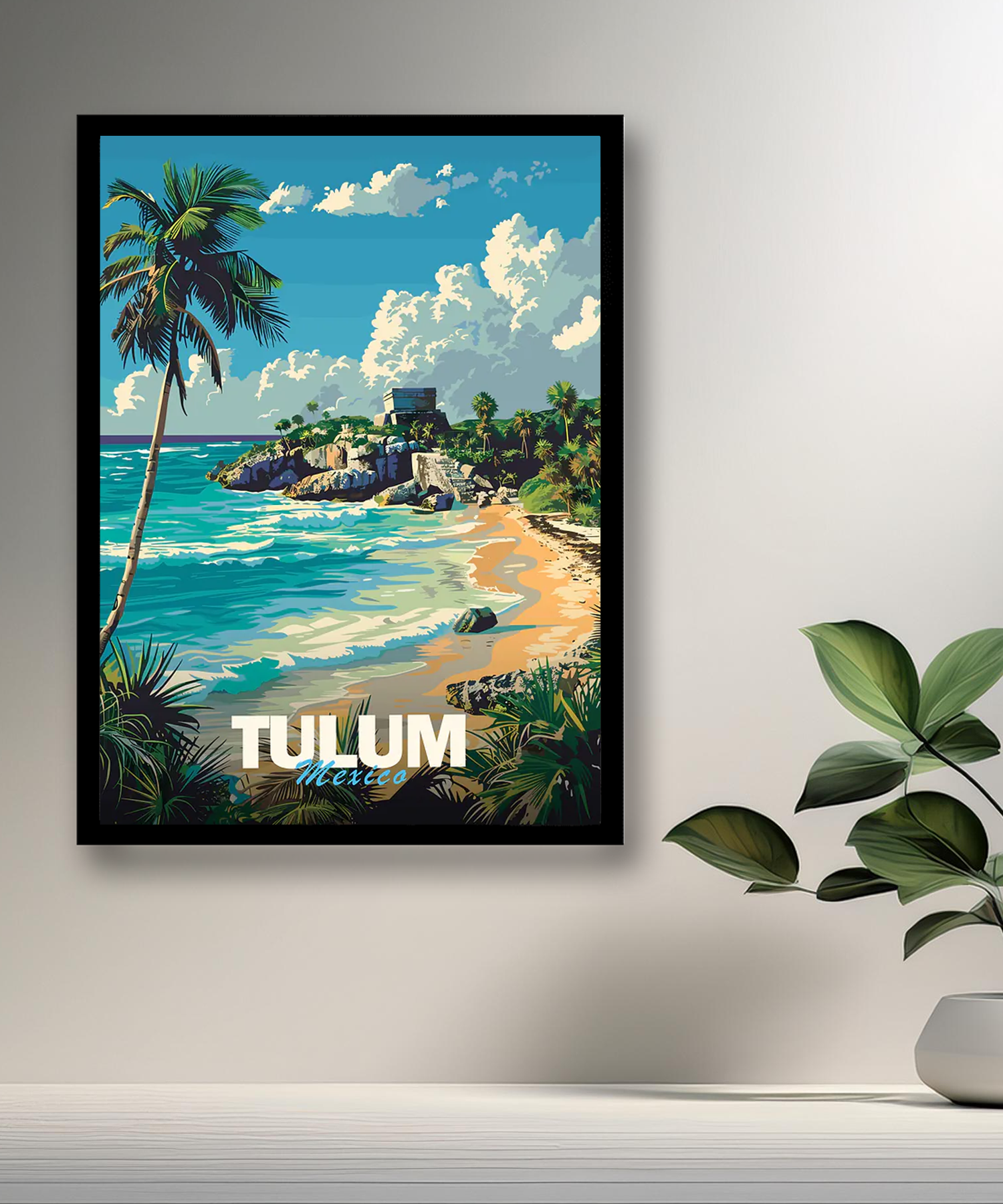 Cadre photo Tulum Mexico