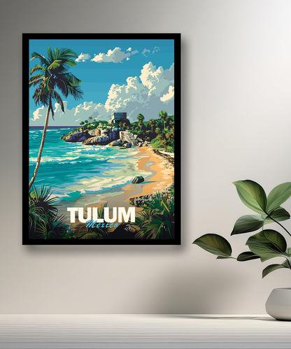 Cadre photo Tulum Mexico