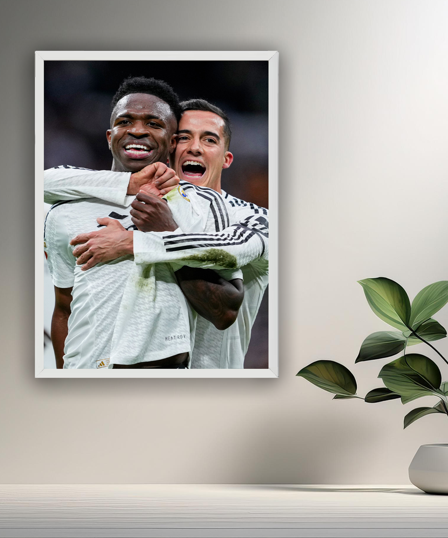 Cadre photo de Vinicius JR x Vasquez
