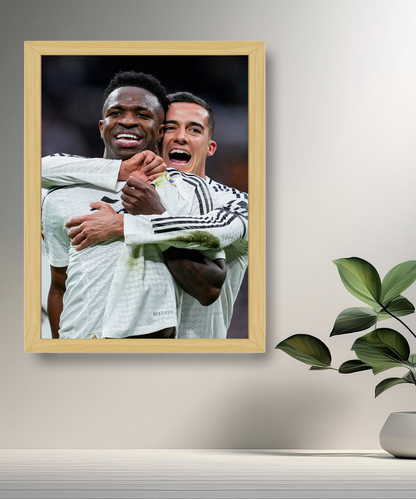 Cadre photo de Vinicius JR x Vasquez