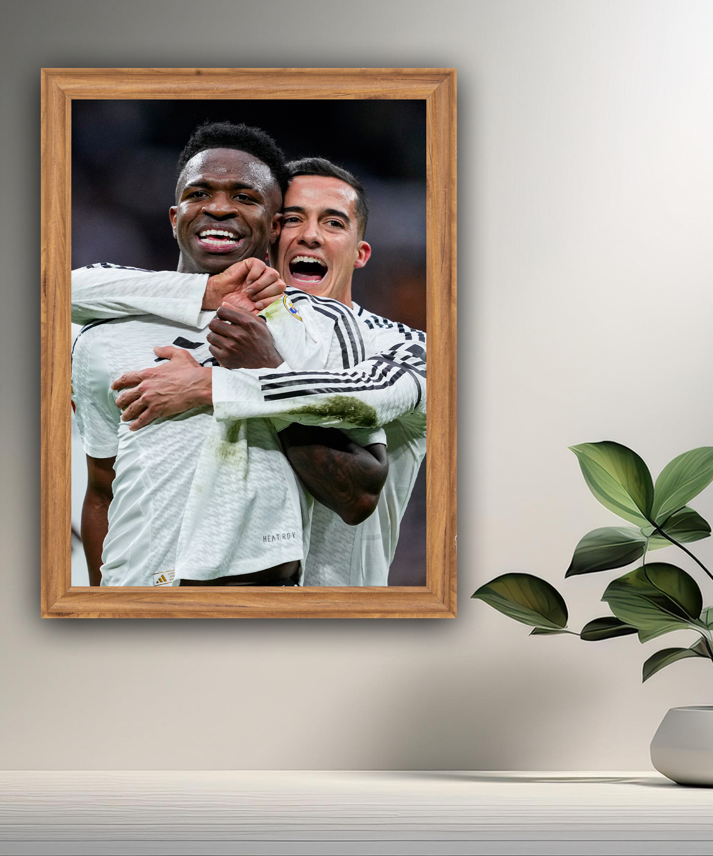 Cadre photo de Vinicius JR x Vasquez