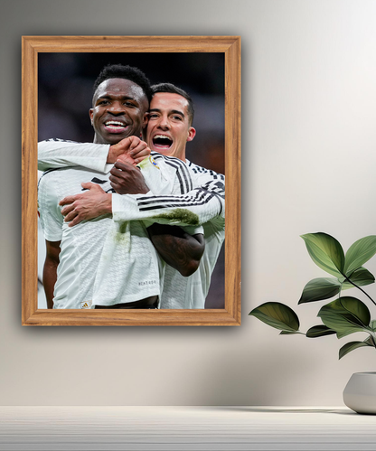 Cadre photo de Vinicius JR x Vasquez