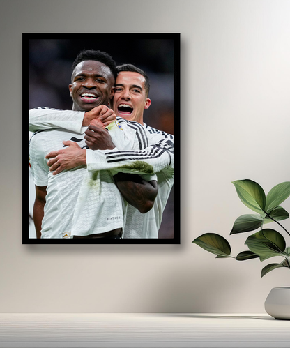 Cadre photo de Vinicius JR x Vasquez