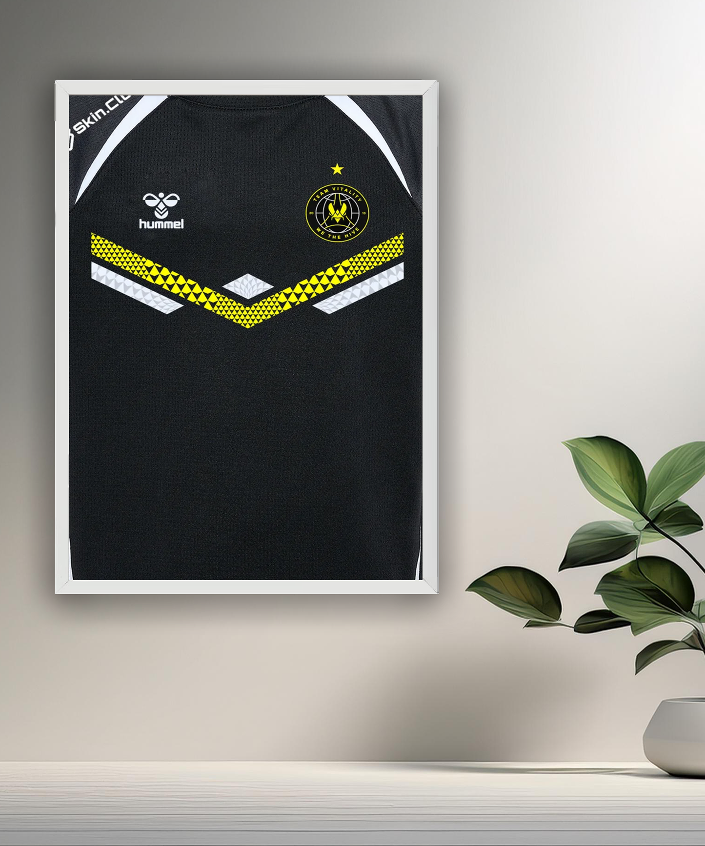 Cadre photo Team Vitality maillot noir