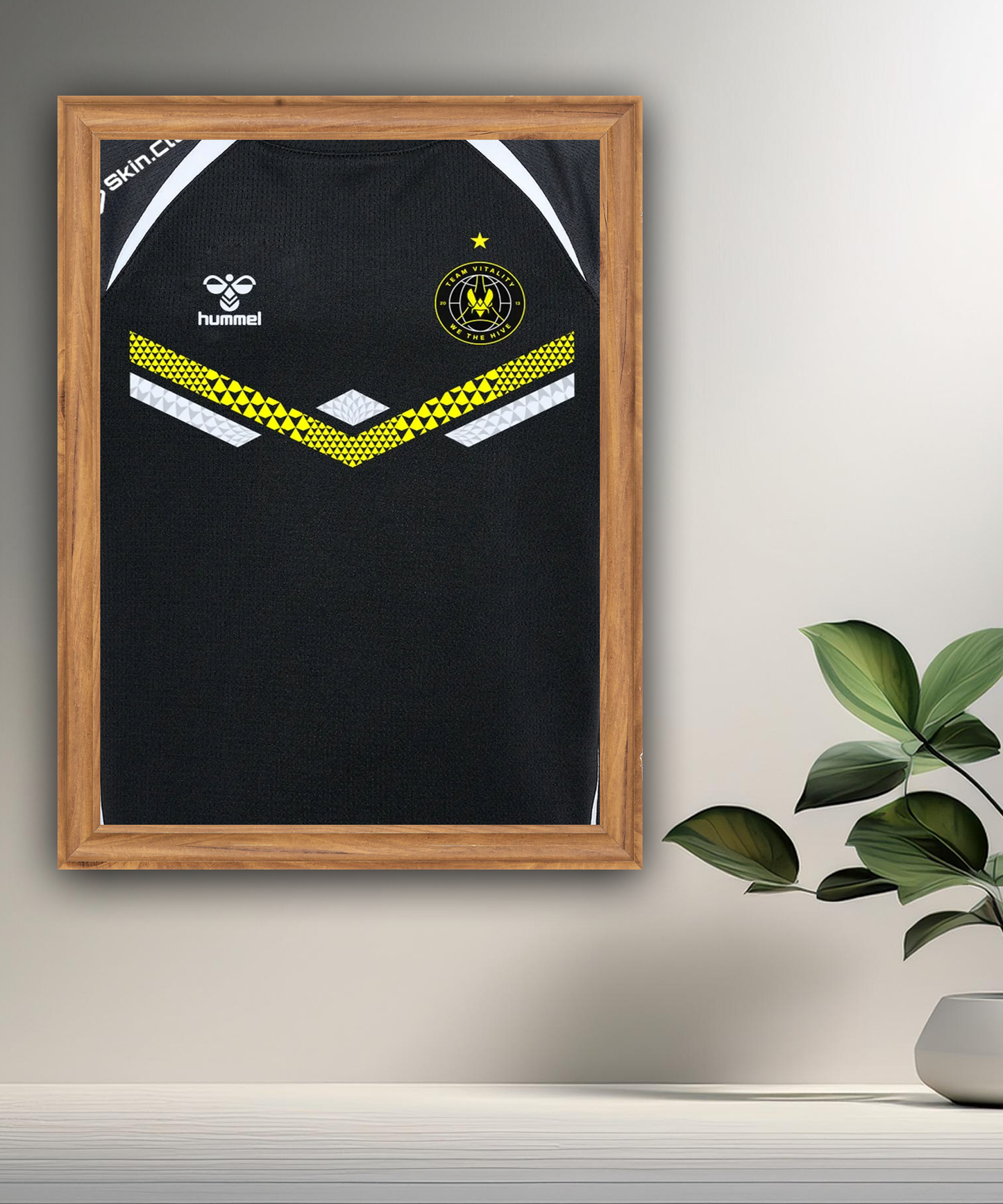Cadre photo Team Vitality maillot noir