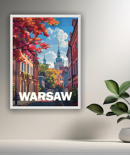 Cadre photo Warsaw Poland