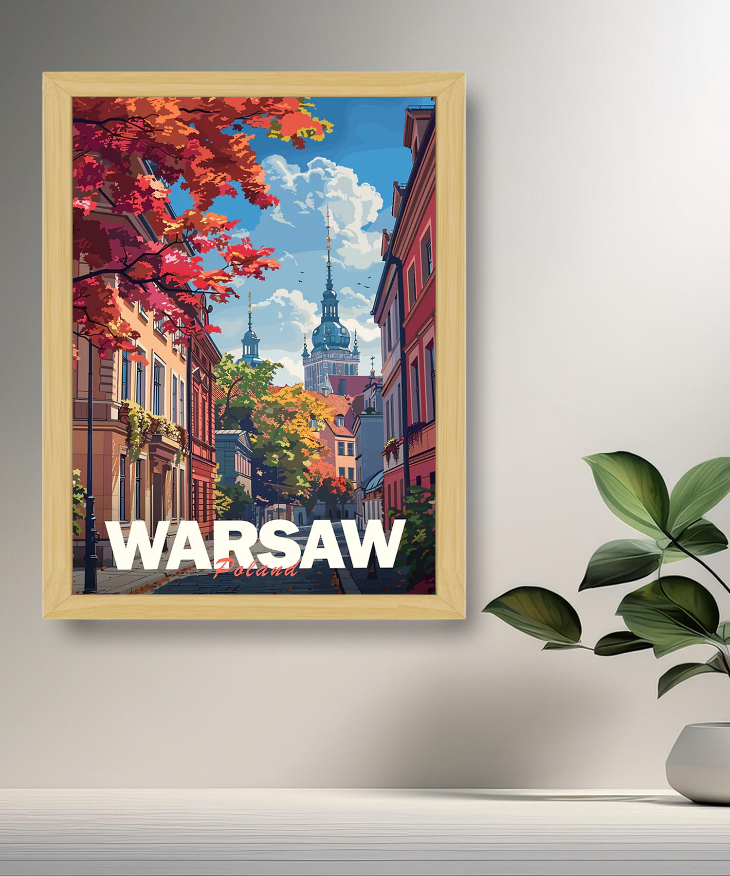 Cadre photo Warsaw Poland