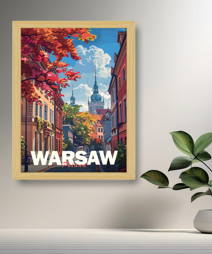Cadre photo Warsaw Poland