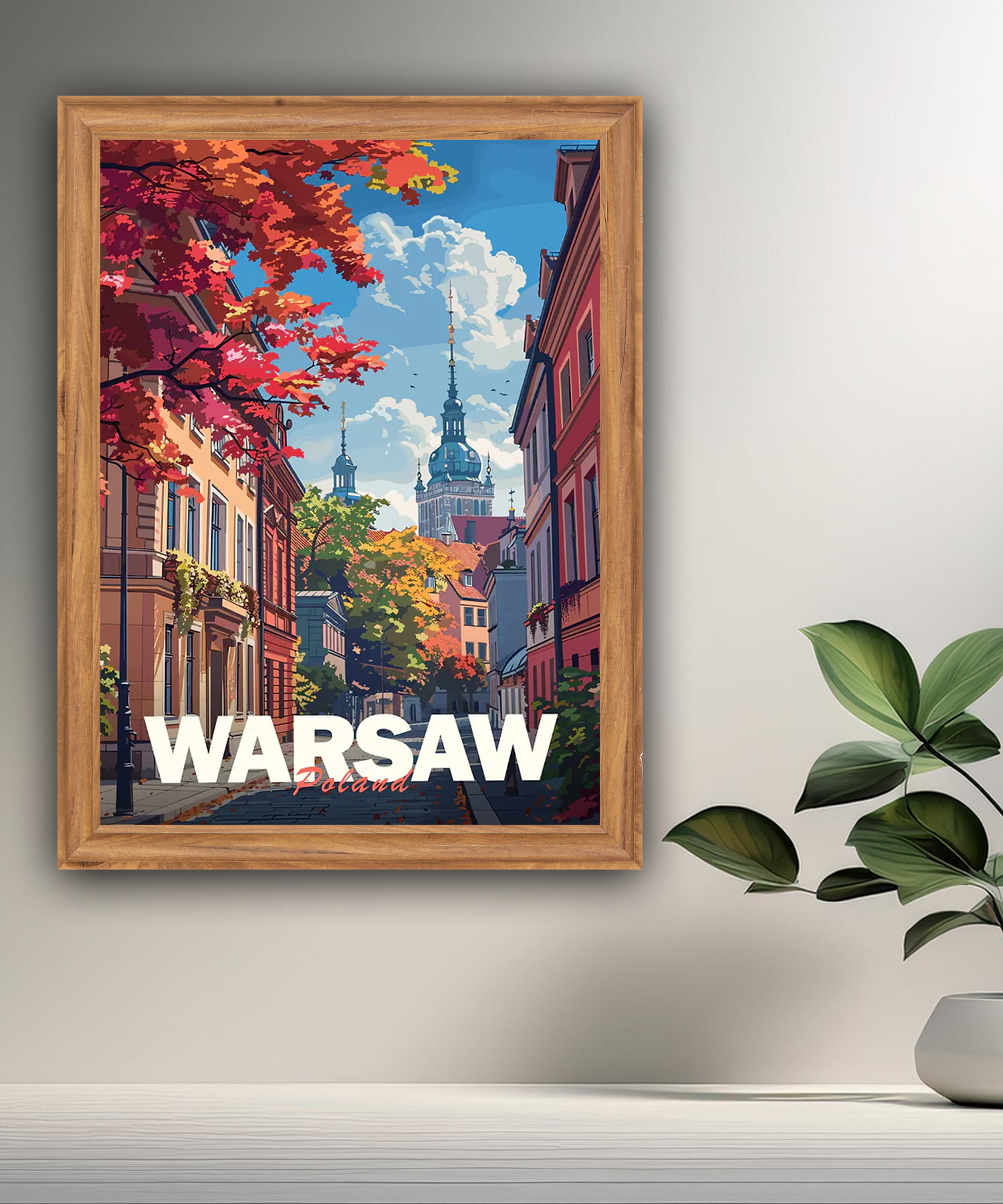 Cadre photo Warsaw Poland