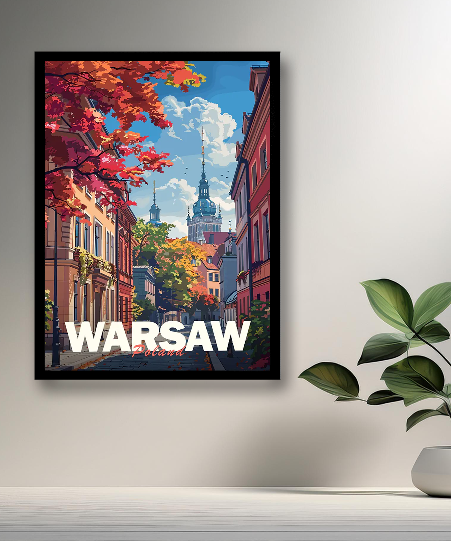 Cadre photo Warsaw Poland
