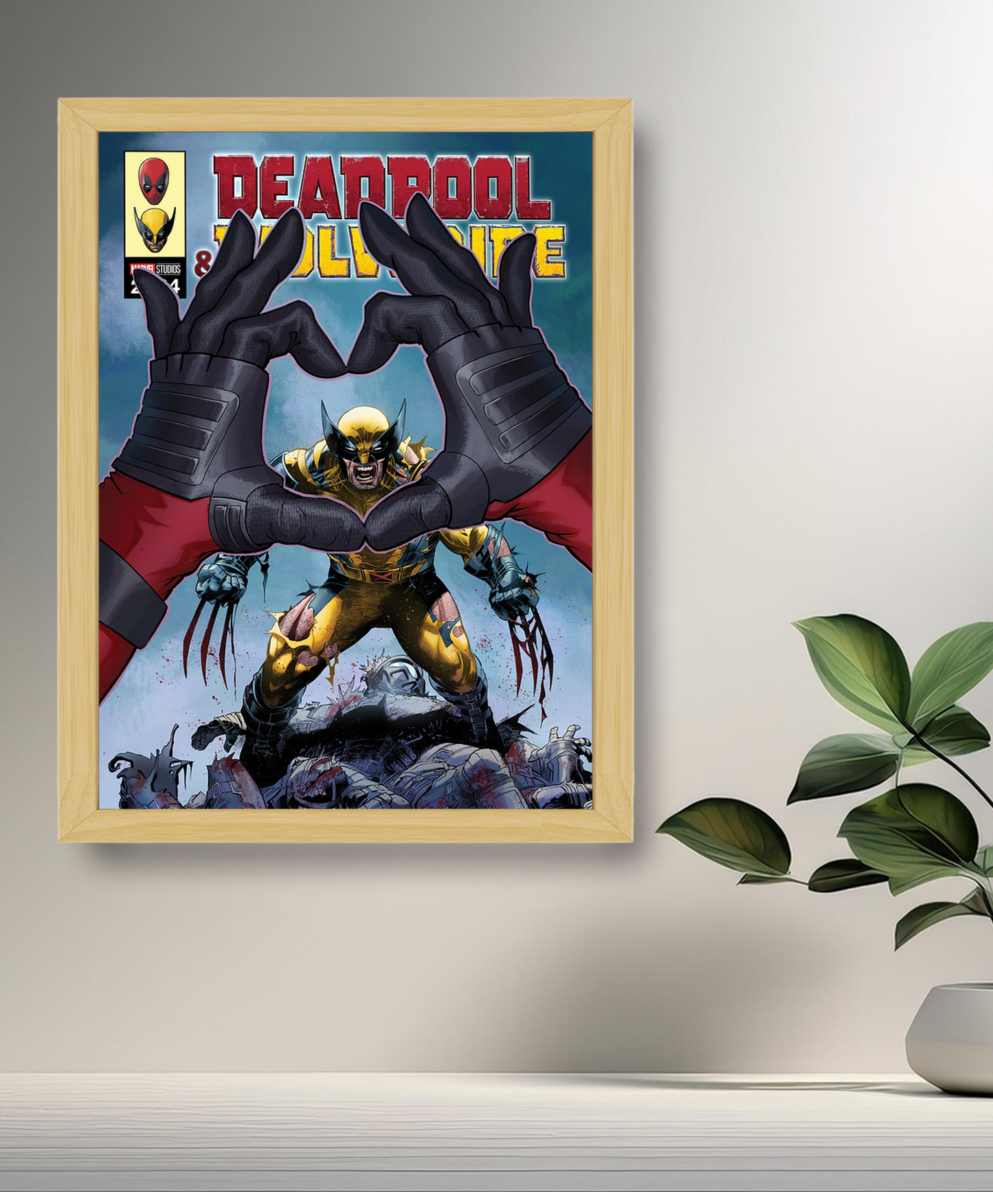 Cadre photo Deadpool & Wolverine Marvel