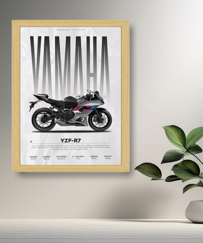 Cadre photo Yamaha YZF-R7