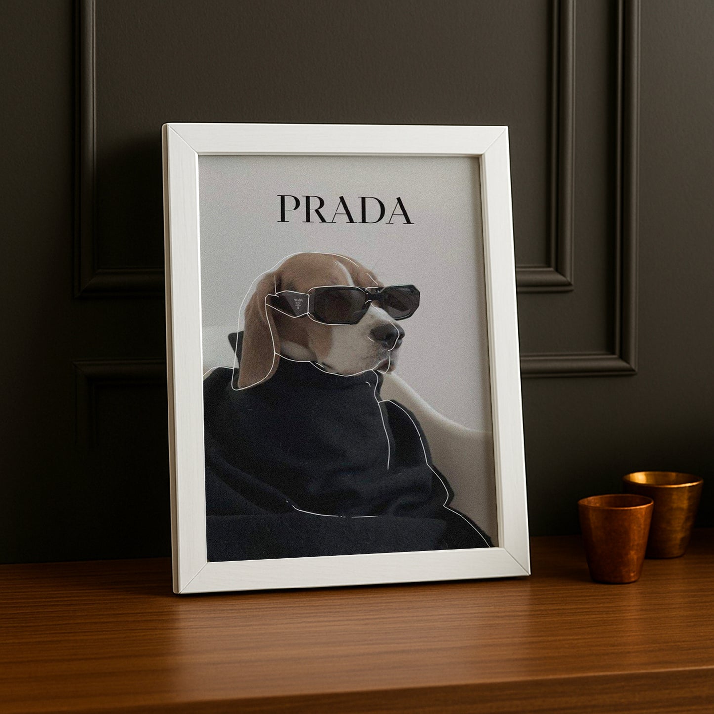 Cadre Photo Prada - Aesthetic Dog